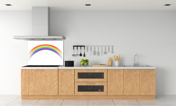Platte für Küchenrückwand Regenbogen