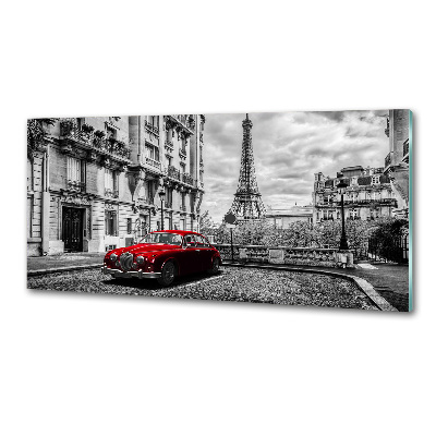 Glasrückwand für die küche Rote Limousine