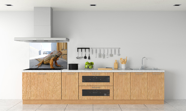 Küchen wandpaneel Leguan