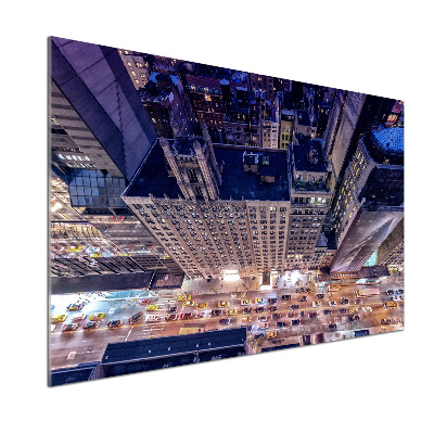 Platte für Küchenrückwand New York bei Nacht