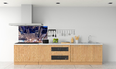 Platte für Küchenrückwand New York bei Nacht