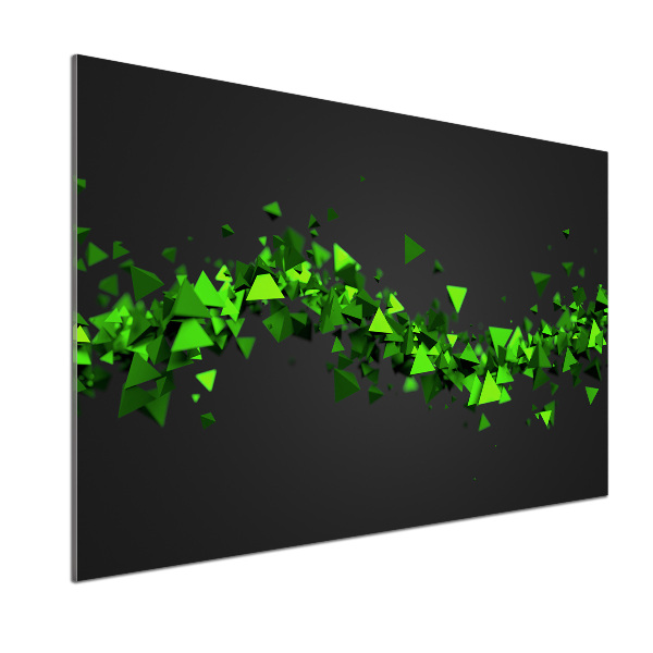 Glasrückwand für die küche Geometrische Welle