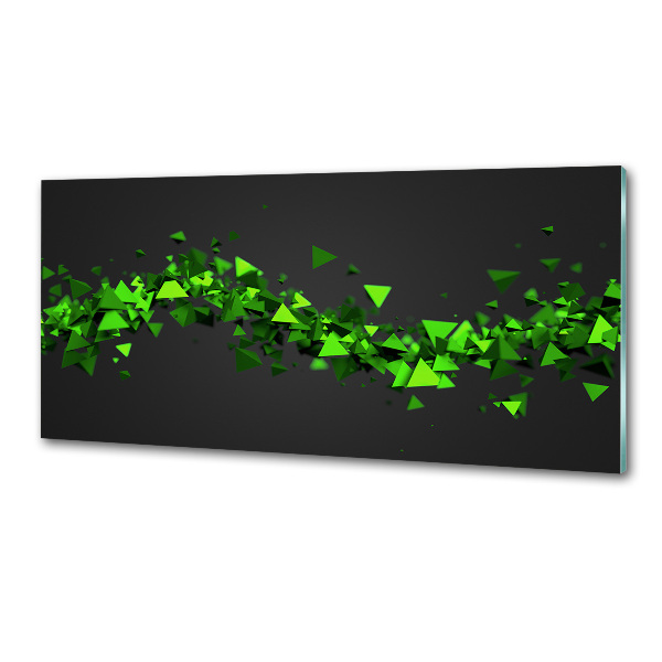 Glasrückwand für die küche Geometrische Welle