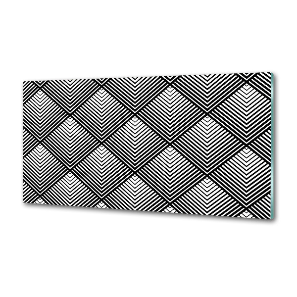 Glasrückwand für die küche Geometrischer Hintergrund