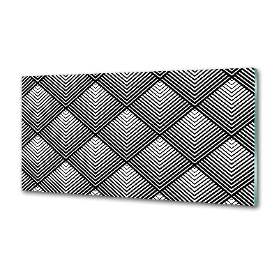 Glasrückwand für die küche Geometrischer Hintergrund