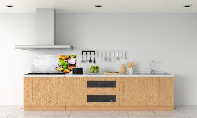 Glasrückwand für die küche Gemüse