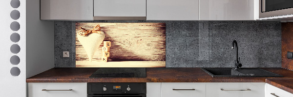 Küchen wandpaneel Liebe