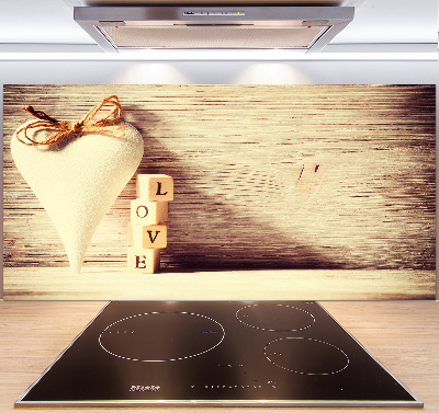 Küchen wandpaneel Liebe