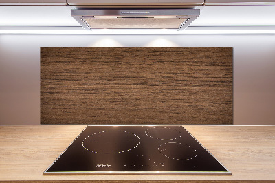 Glasrückwand für die küche Holzhintergrund