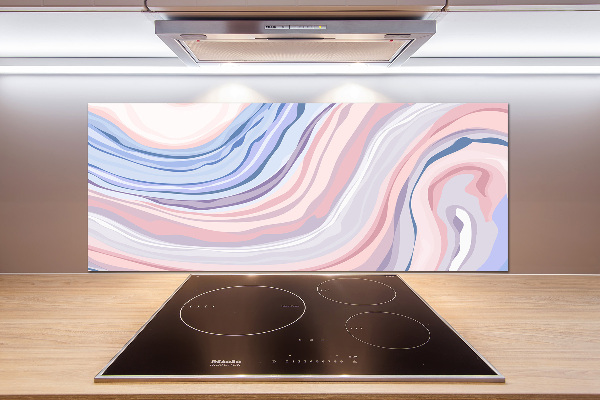 Küchen wandpaneel Abstrakte Wellen