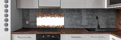 Glasrückwand für die küche Kaffeebohnen