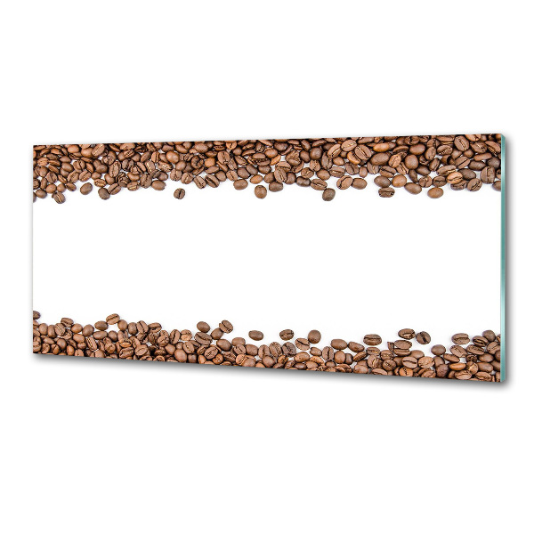 Glasrückwand für die küche Kaffeebohnen