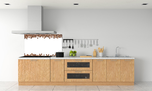 Glasrückwand für die küche Kaffeebohnen