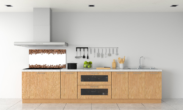 Glasrückwand für die küche Kaffeebohnen