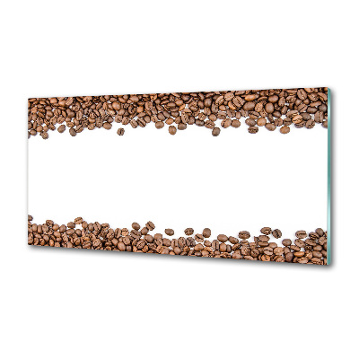 Glasrückwand für die küche Kaffeebohnen