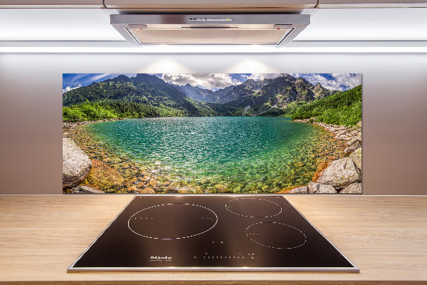 Platte für Küchenrückwand See in den Bergen