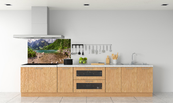 Küchen wandpaneel See in den Bergen