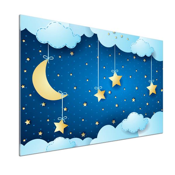 Glasrückwand für die küche Der Himmel bei Nacht