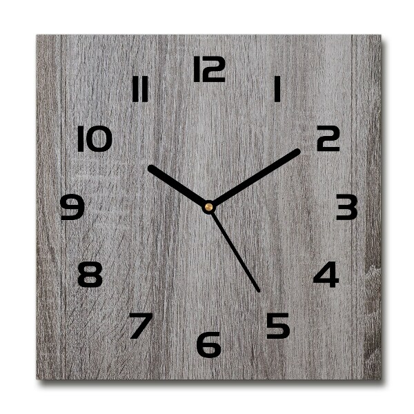 Wanduhr quadratisch Holz