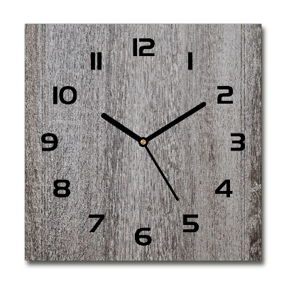 Wanduhr quadratisch Holz