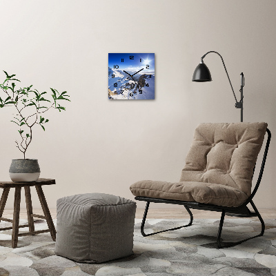 Wanduhr quadratisch Tatra-Gipfel