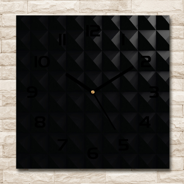 Wanduhr quadratisch Abstrakter Hintergrund