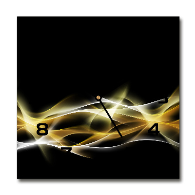 Wanduhr quadratisch Abstraktion des Lichts