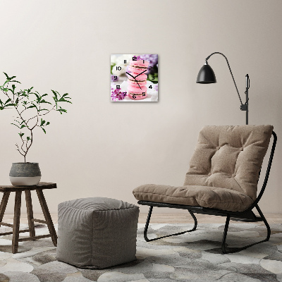 Wanduhr quadratisch Cookies