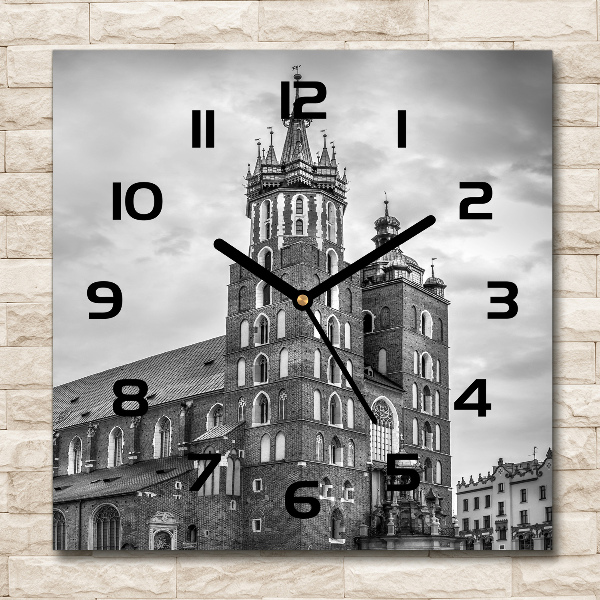 Wanduhr quadratisch Krakau, Polen