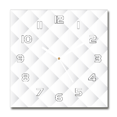 Wanduhr modern quadratisch Quadratischer Hintergrund