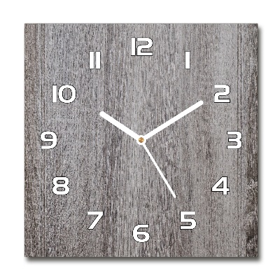 Wanduhr modern quadratisch Holz