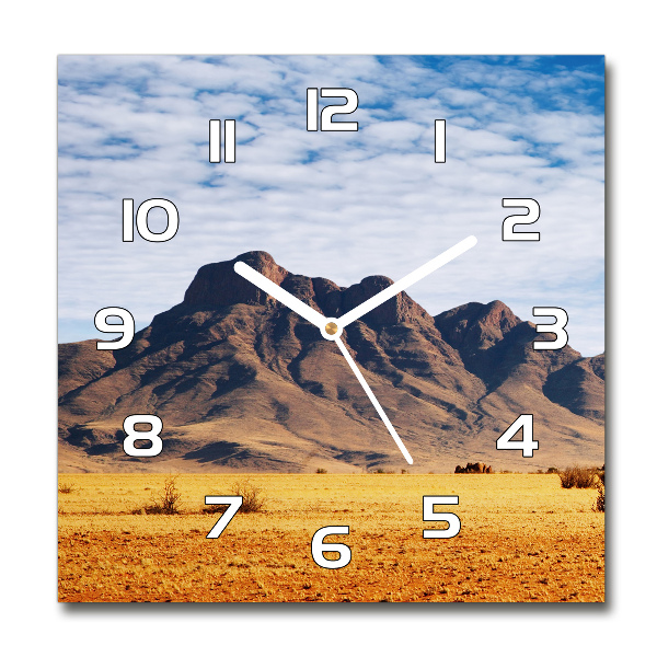 Wanduhr modern quadratisch Felsen in Namibia