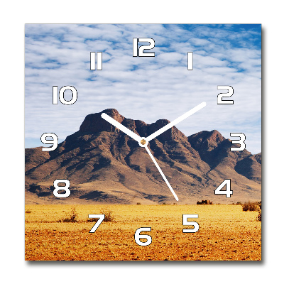 Wanduhr modern quadratisch Felsen in Namibia