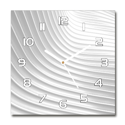 Wanduhr modern quadratisch Abstrakte Linien