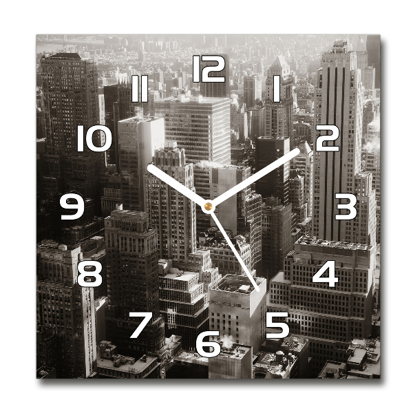 Wanduhr quadratisch New York