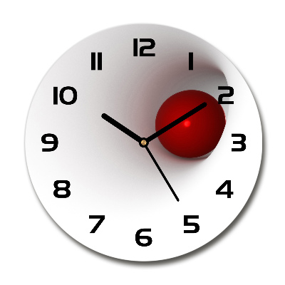 Wanduhr rund Abstrakte Sphäre