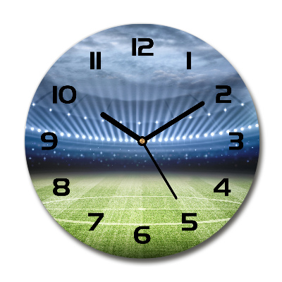 Wanduhr rund Stadion
