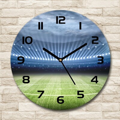 Wanduhr rund Stadion