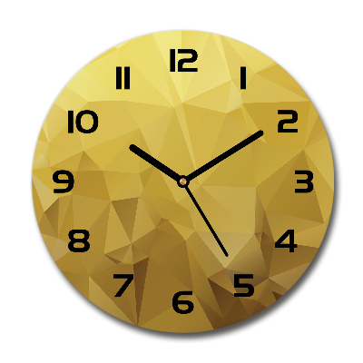 Wanduhr glas rund Abstrakter Hintergrund