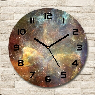 Wanduhr rund Kosmos