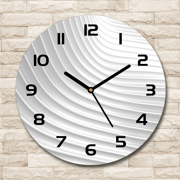 Wanduhr rund Abstrakte Linien
