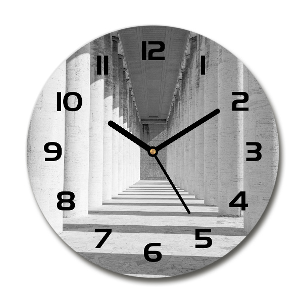 Wanduhr rund Korridor