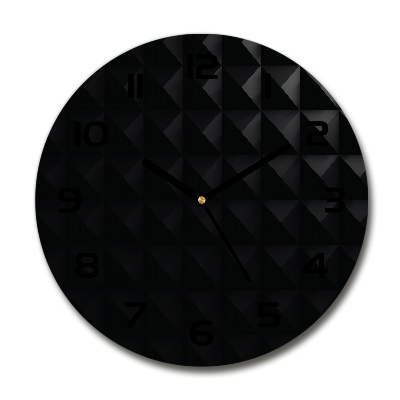 Wanduhr glas rund Abstrakter Hintergrund