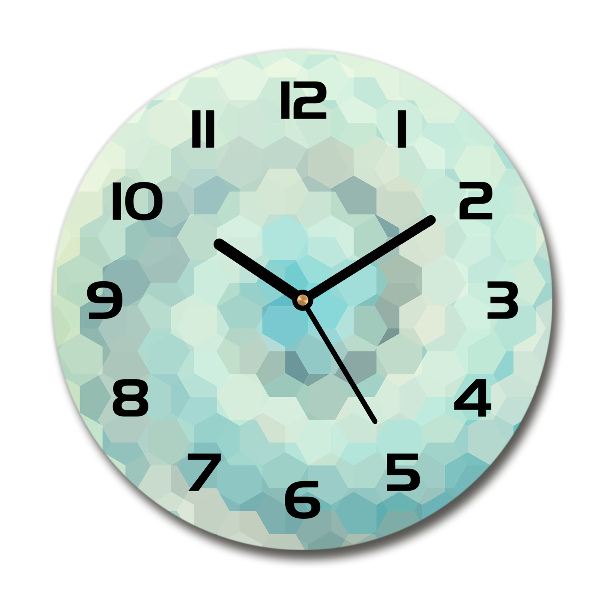 Wanduhr rund Abstrakter Hintergrund