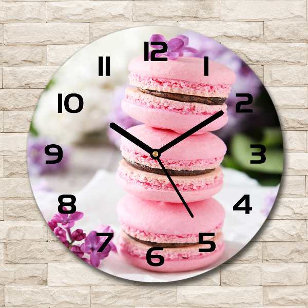 Wanduhr rund Cookies