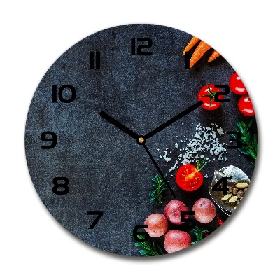 Wanduhr rund Zutaten