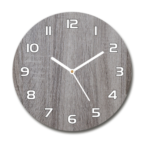 Wanduhr rund Holz