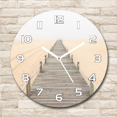 Wanduhr rund Strandweg