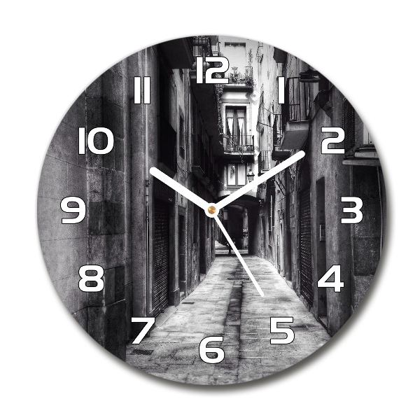 Wanduhr rund Barcelona, ​​Spanien