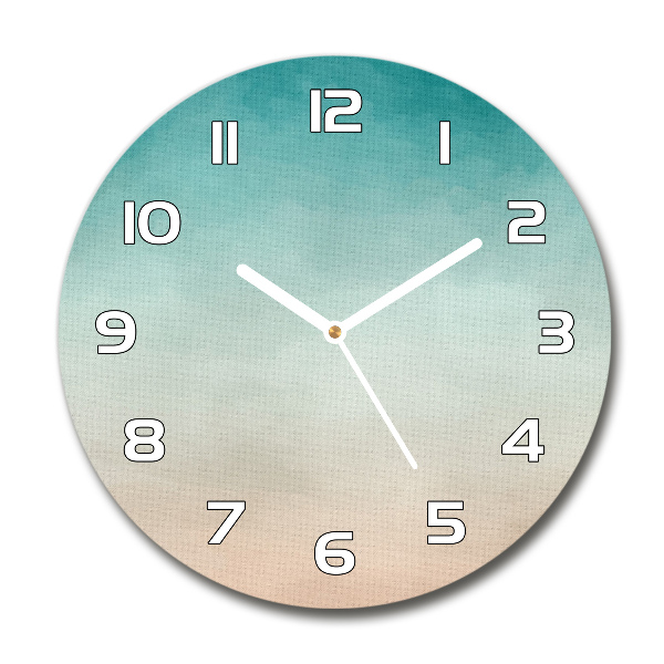 Wanduhr glas rund Abstrakter Hintergrund